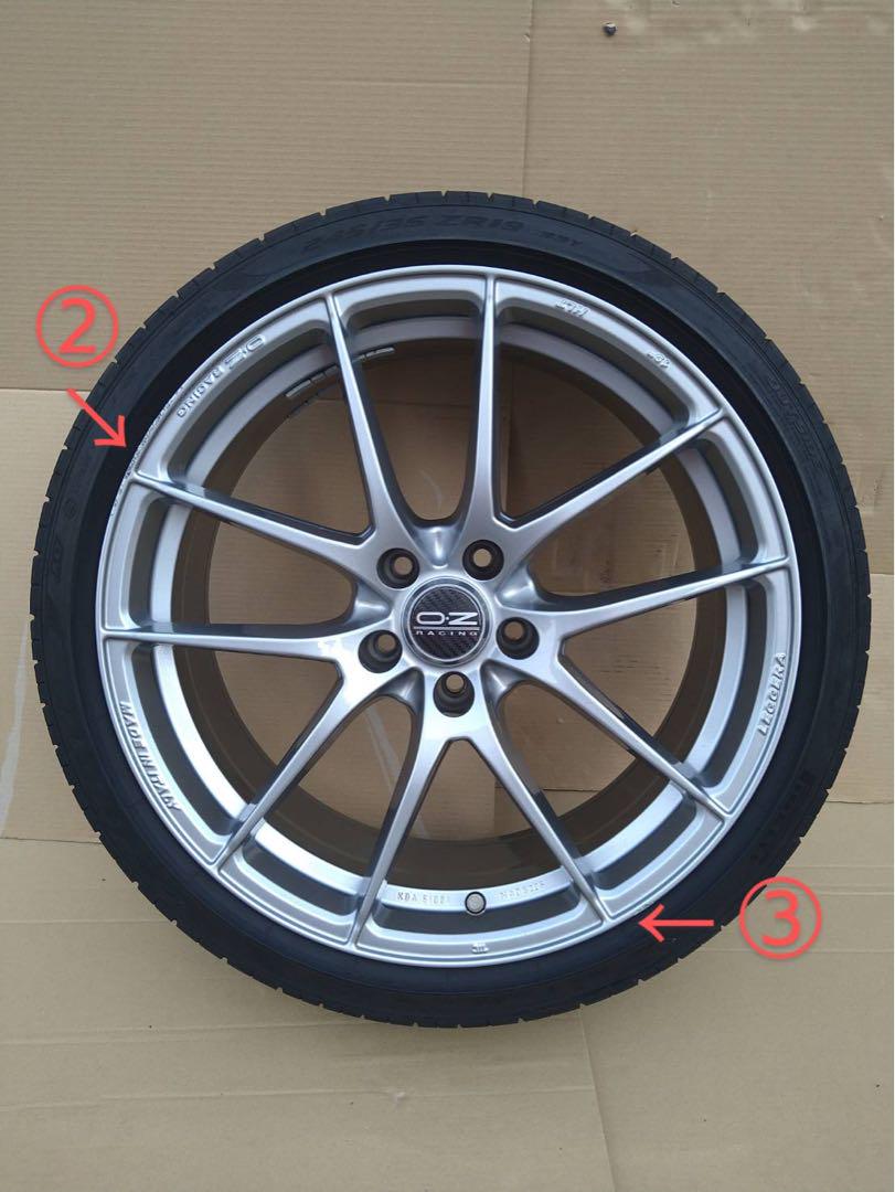 OZ 19インチ ホイール タイヤセット