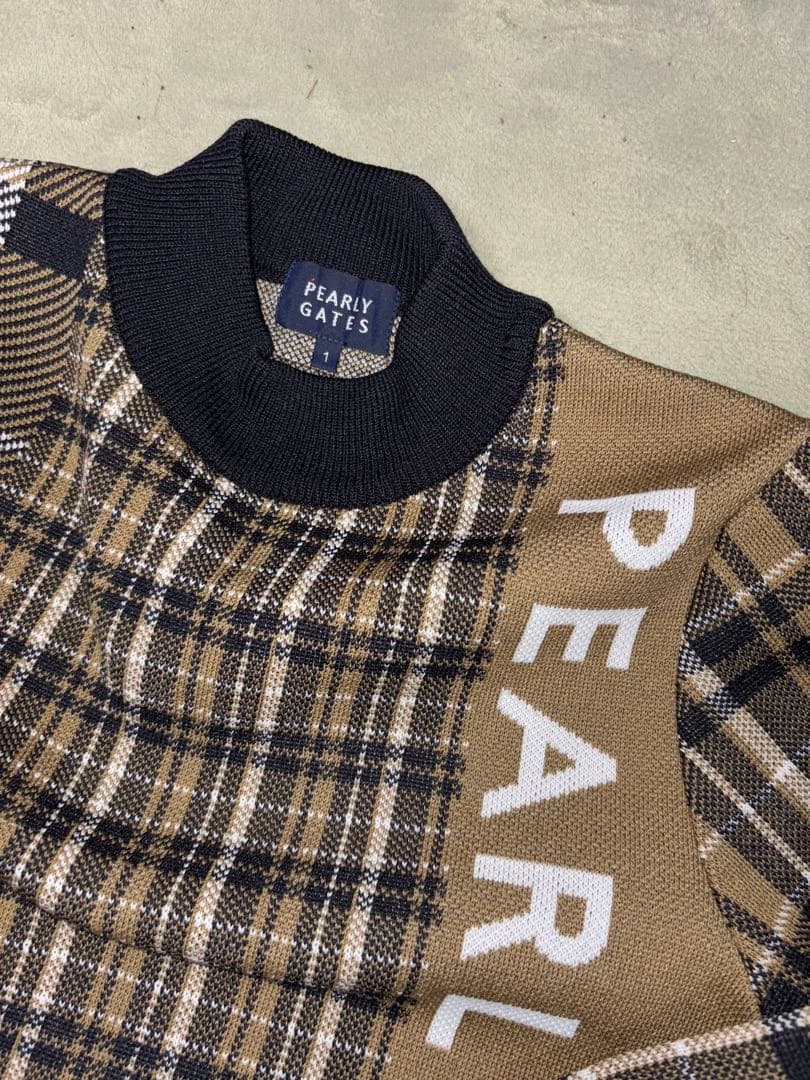 （超美品）パーリーゲイツ 、マルチチェック柄、ニット、セットアップ、完売品