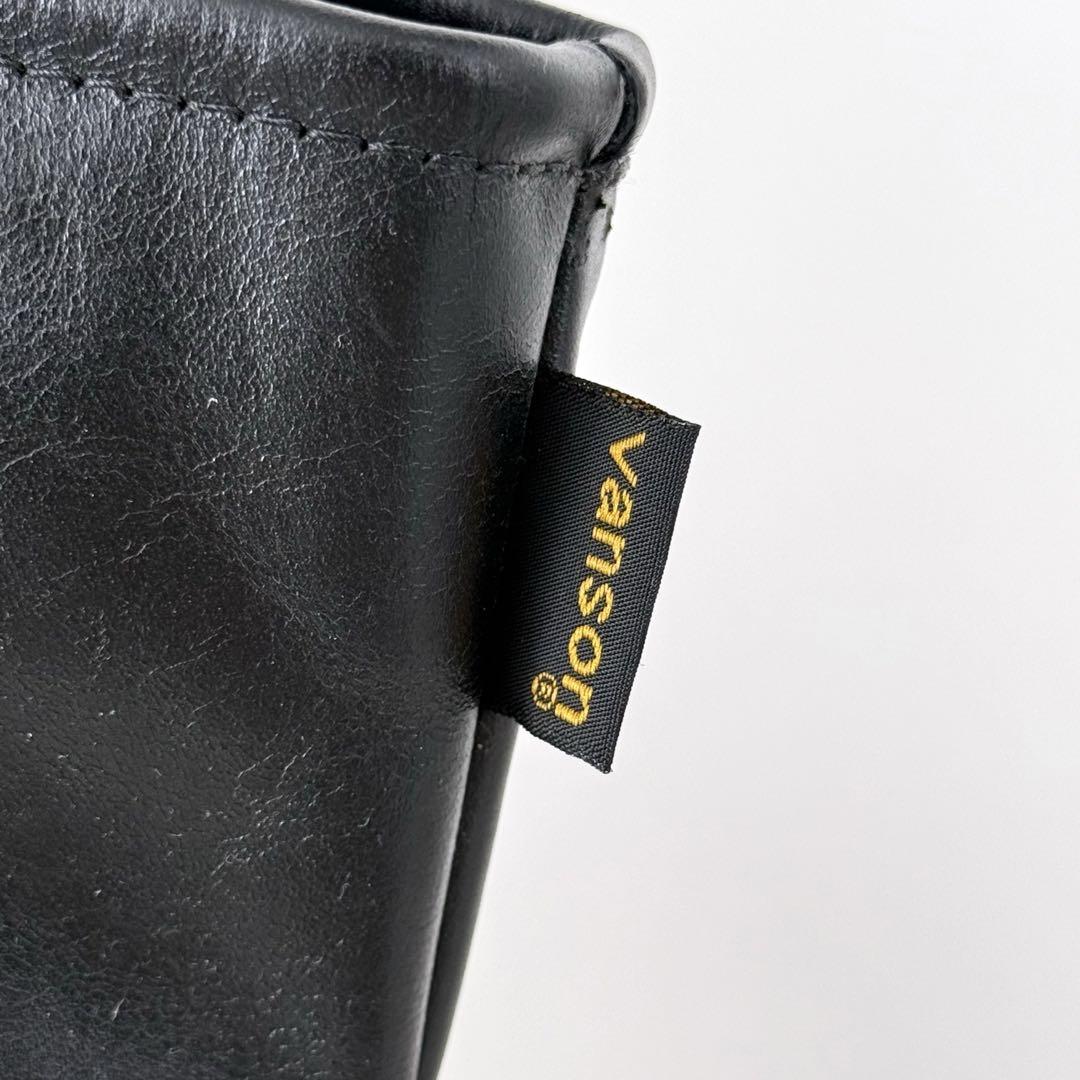 【美品✨️激レア】VANSON バンソン × バックドロップ別注 トートバッグ 黒