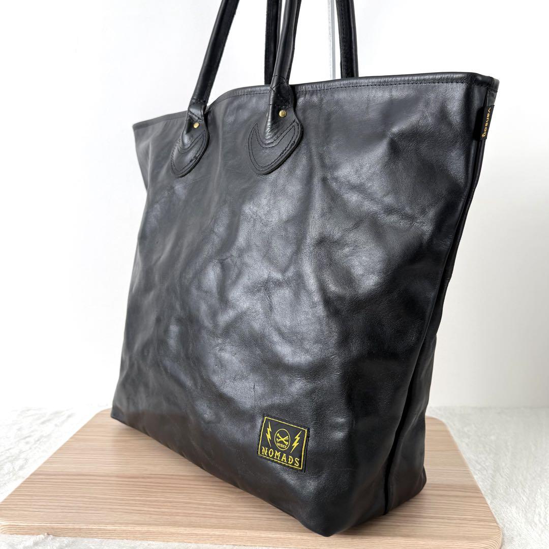 【美品✨️激レア】VANSON バンソン × バックドロップ別注 トートバッグ 黒