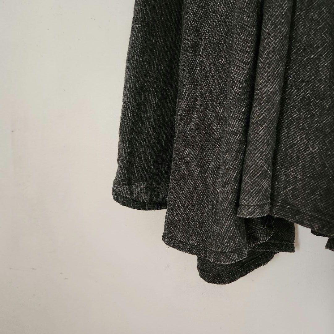 Hallelujah ハレルヤ ワンピース リネン チェック 襟 フランス Hallelujah ハレルヤ ワンピース リネン チェック 襟 フランス