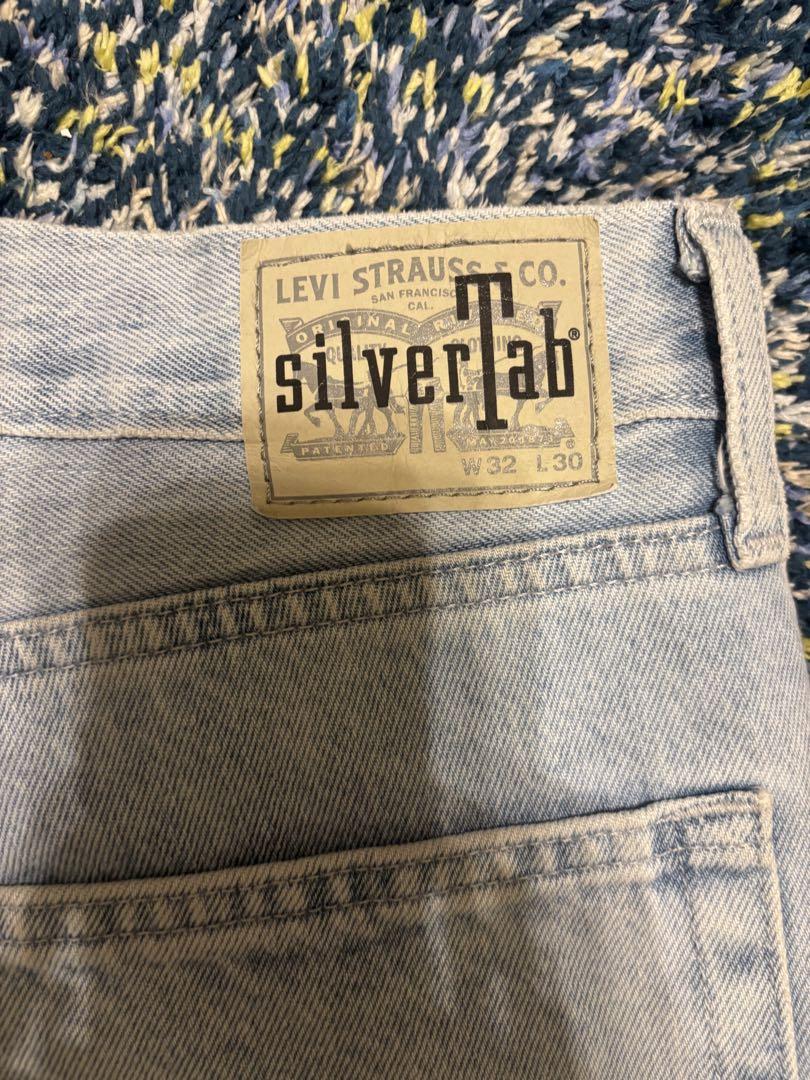 Levi's silverTab loose W32 L30 ライトブルー - メルカリ