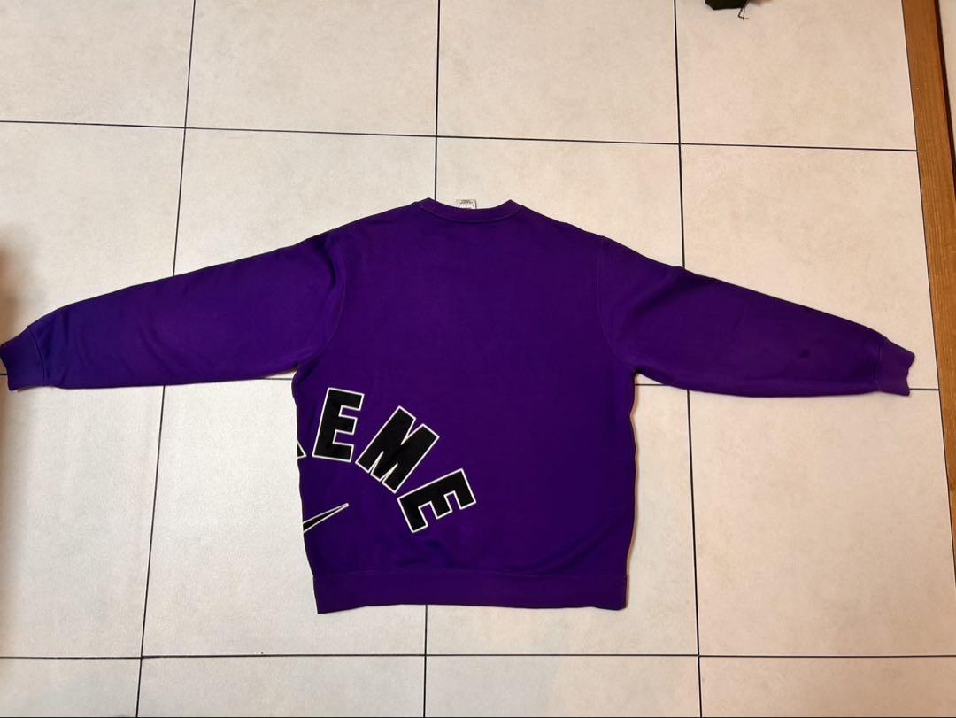 Supreme パープル トレーナー Mサイズ