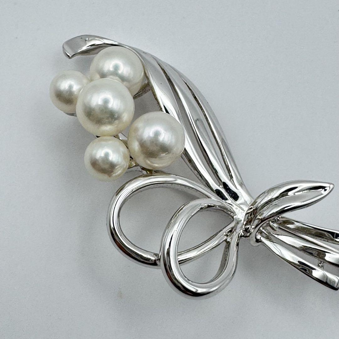 美品　ミキモト　花束ブローチ MIKIMOTO ミキモト 花束ブローチ - メルカリ