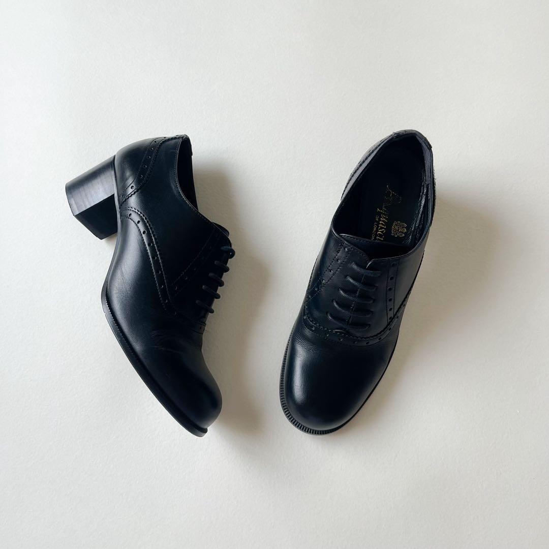 Aquascutum アクアスキュータム レザー レースアップ シューズ