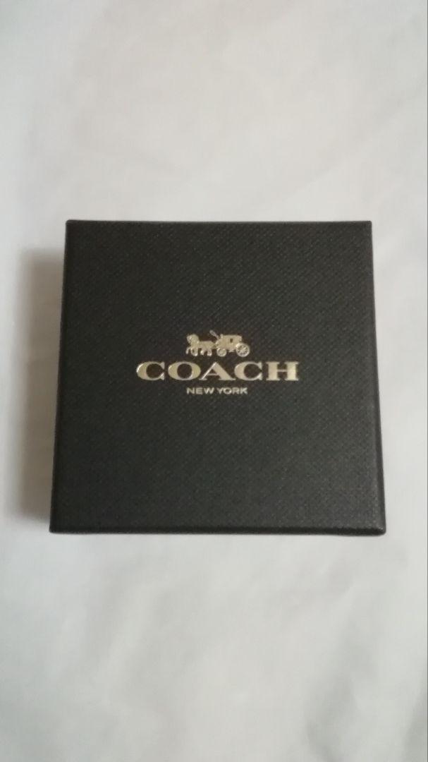 COACH ゴールド カッティングストーン ピアス ネックレス セット