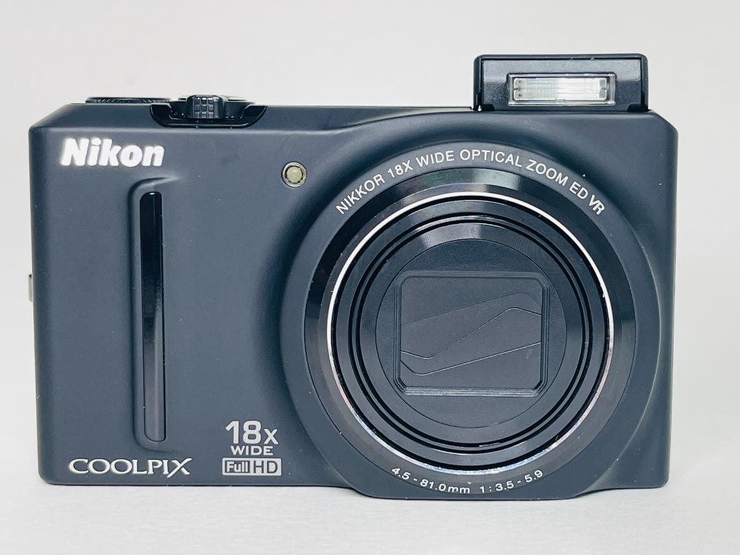 Nikon Coolpix S9100 デジタルカメラブラック 美品 動作OK