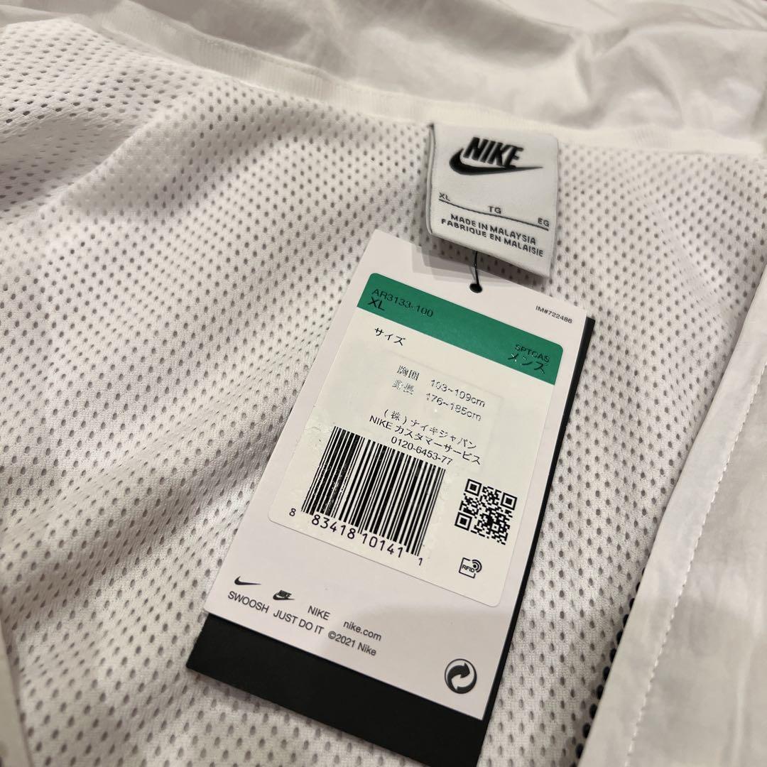 Lサイズ　NIKE BIG SWOOSH ビッグ スウッシュ　ウーブンジャケット ナイキ ビッグ スウッシュ ウーブン ジャケット ブラック