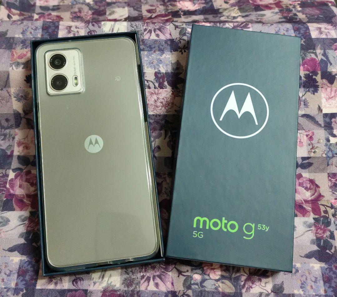 moto g53y　ベールピンク　モトローラー　y!mobile　スマホ