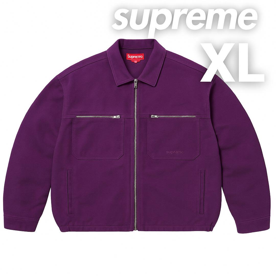 ジャケット・アウター Supreme Moleskin Work Jacket M 新品 Supreme Moleskin Work Jacket パープル XL - メルカリ