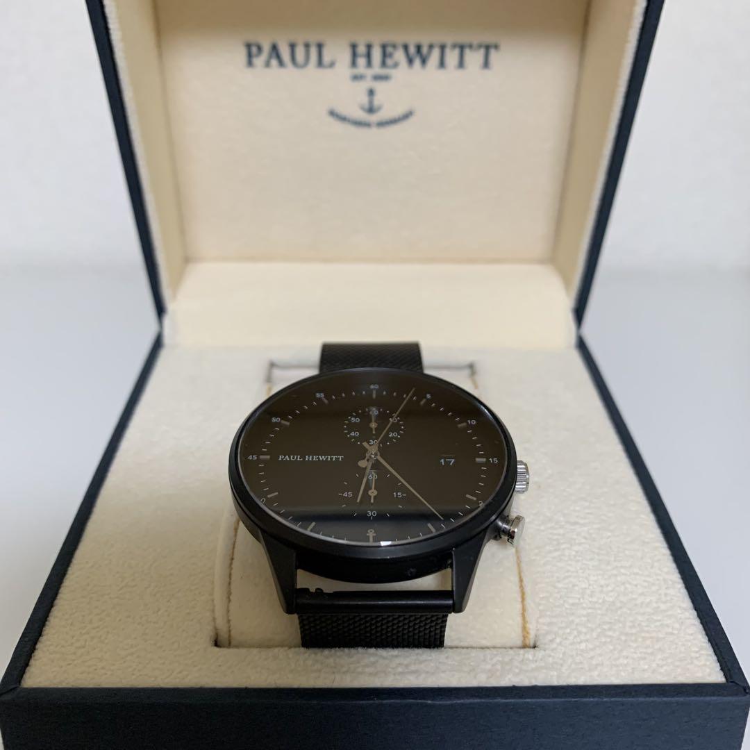 PAUL HEWITT Chrono Line ブラックサンレイ(42mm)