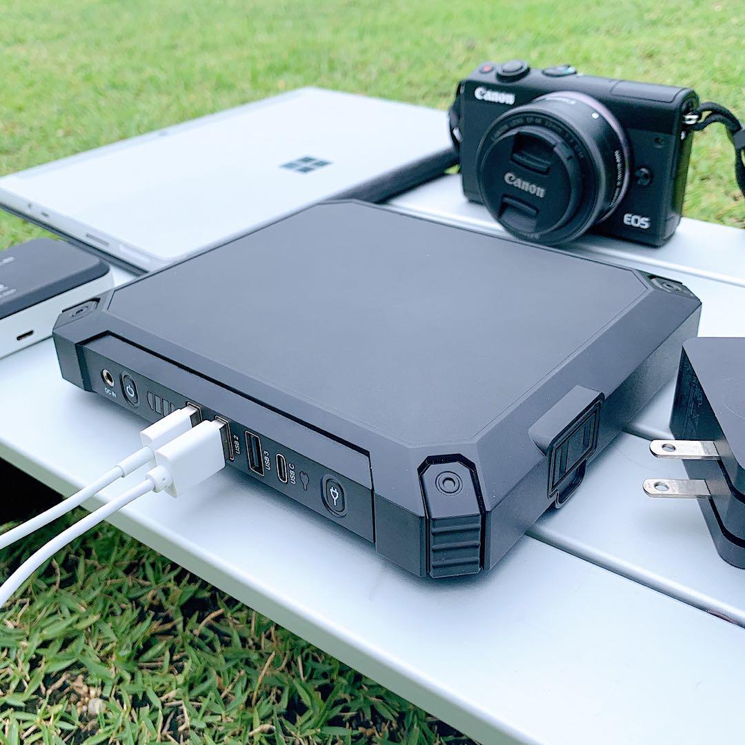ポータブル電源　モバイルバッテリー　AC出力・USB-C端子使えます　PSE認証