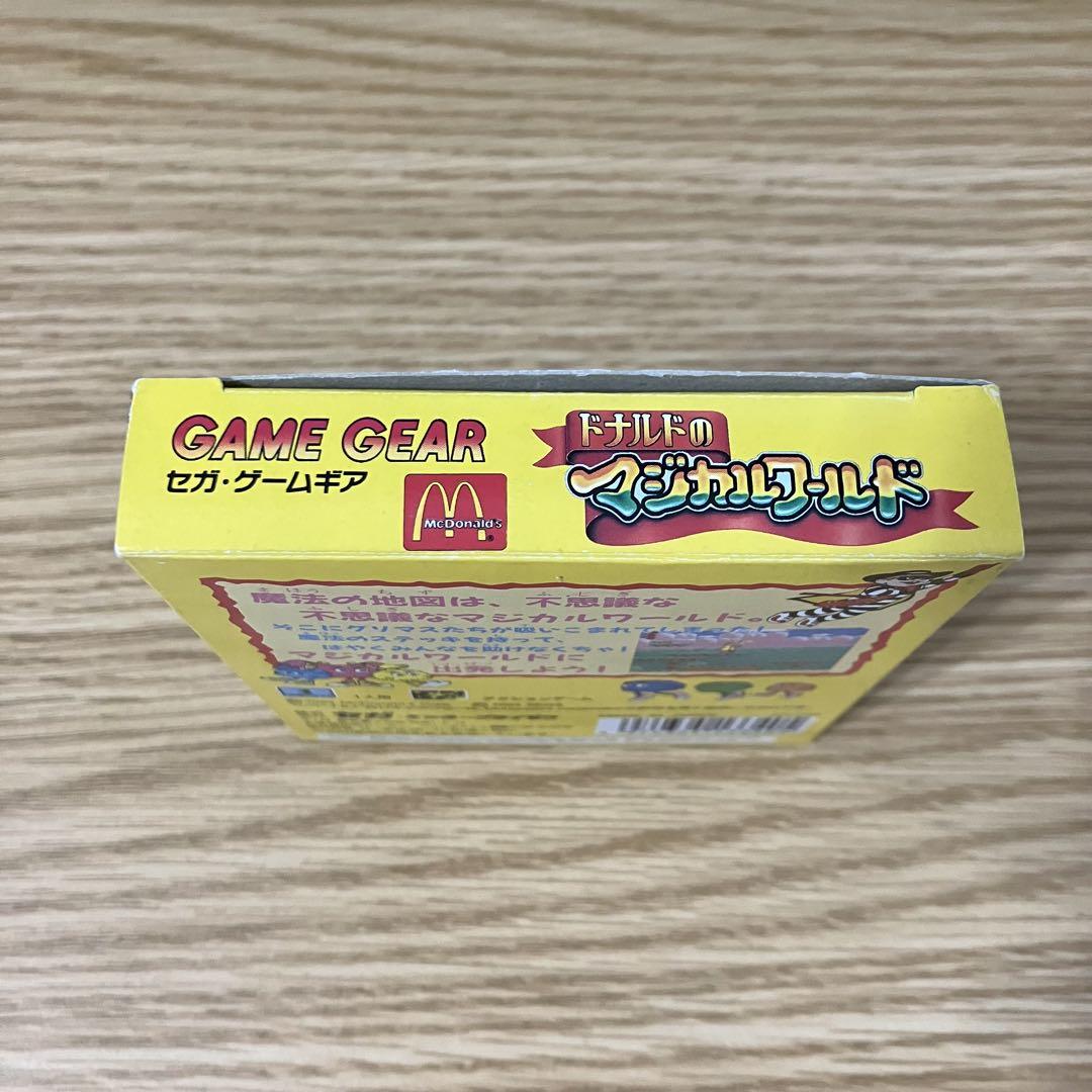 極美品 ドナルドのマジカルワールド game gear sega ゲームギア