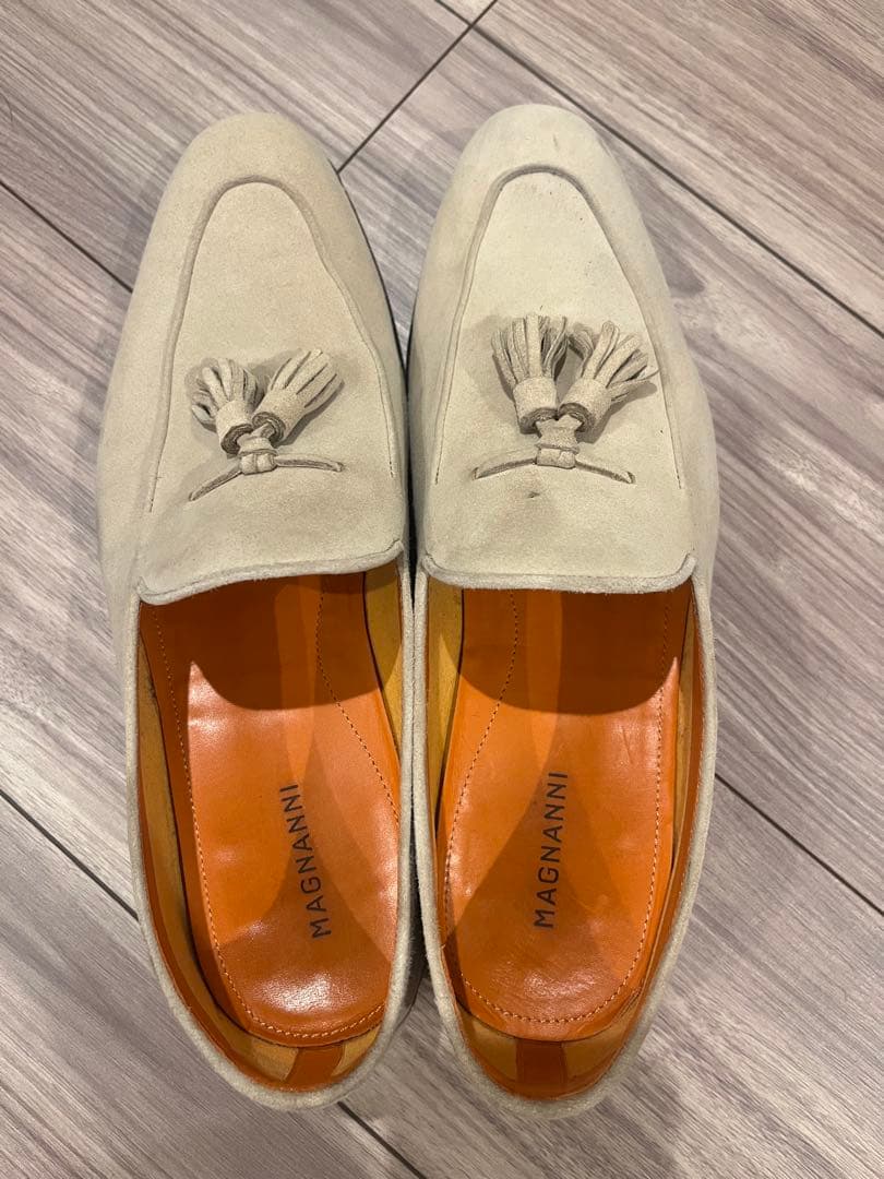 MAGNANNI スエード タッセルローファー26cm・MAGNANNI