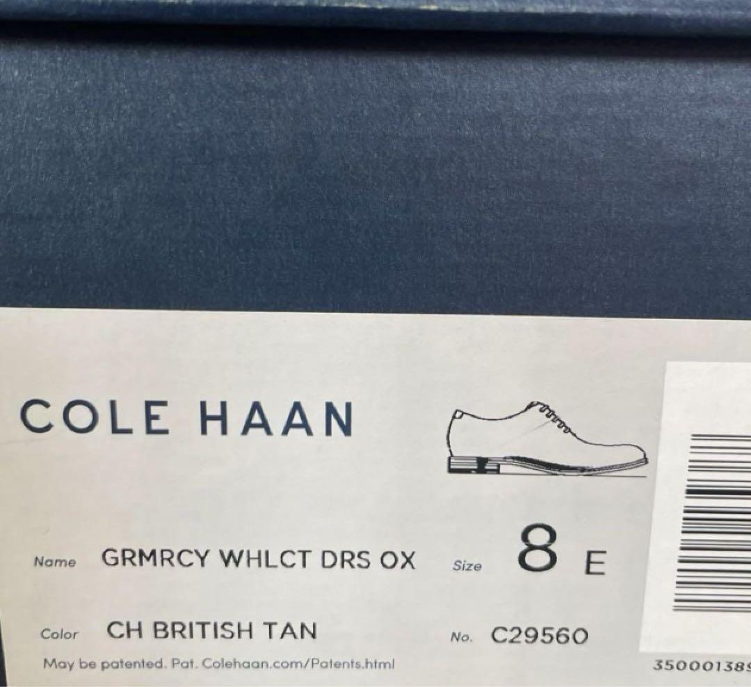 未使用 COLE HAAN  グラマシー ホールカット ドレス オックスフォード
