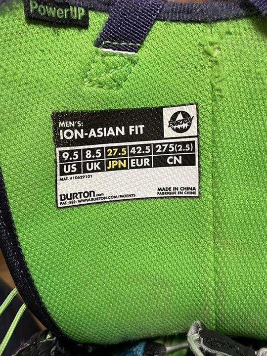 よろしくお BURTON アイオンASIAN FIT 27.5cm YbE7t-m71771441208 バートン ブーツ ION のサイズ