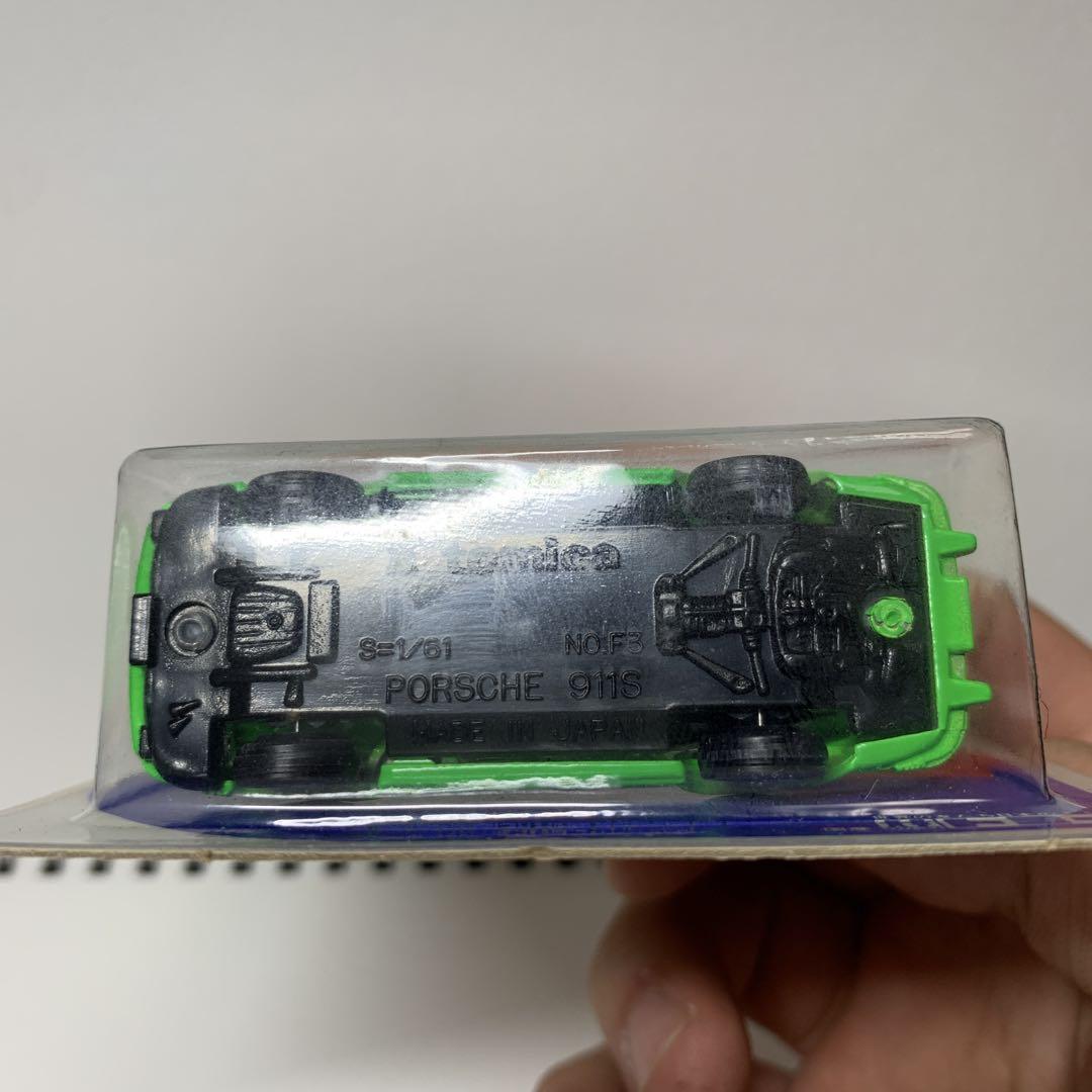 絶版国産トミカ ブリスタータイプ初期 ポルシェ911S グリーン 1/61