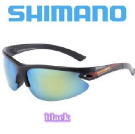 シマノ 偏光サングラス ブラック メルカリ