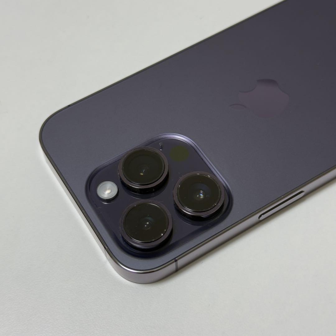 assy様iPhone14Pro512GB ディープパープル|純正ケース付き