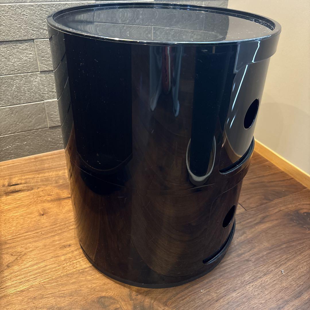 正規品　Kartell カルテル　コンポニビリ　黒　2段　ブラック Kartell COMPONIBILI / カルテル コンポニビリ2（マット