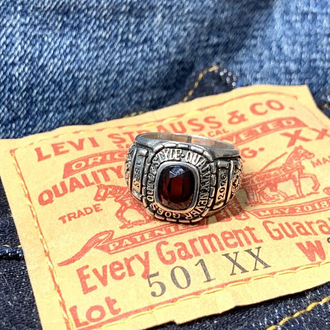 Levi's silver college ring vintage 限定50個