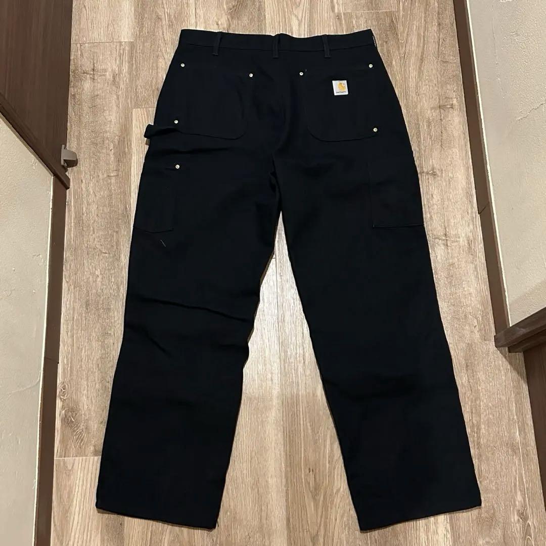 カーハート Carhartt ダブルニー パンツ ブラック 黒w36 USA製