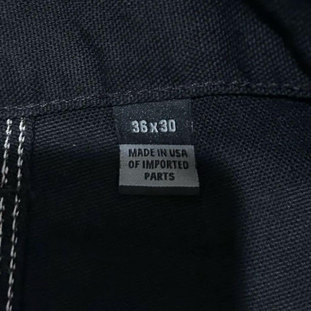 カーハート Carhartt ダブルニー パンツ ブラック 黒w36 USA製