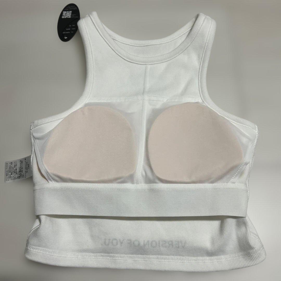 ホワイトタンクトップ VERSION OF YOU. Kijun/キジュン Double Strap Tank Top タンクトップ（タンク