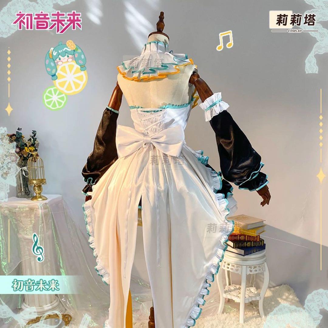 初音ミク dairy queen dq コラボ コスプレ 衣装※ウィッグ靴追加可