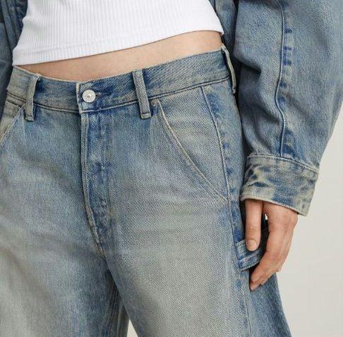 極美ジースターロウ◎BOWEY 3D CARPENTER LOOSE JEANS