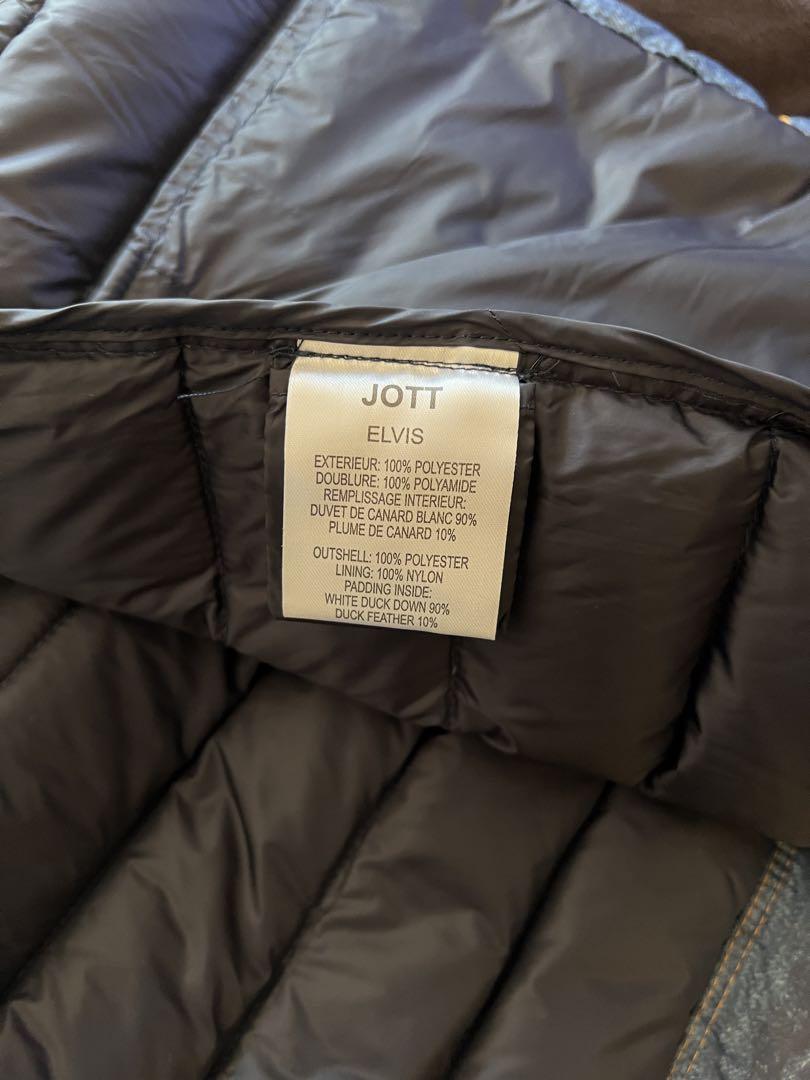 J.O.T.T ELVISデニム転写ダウンベスト 美品