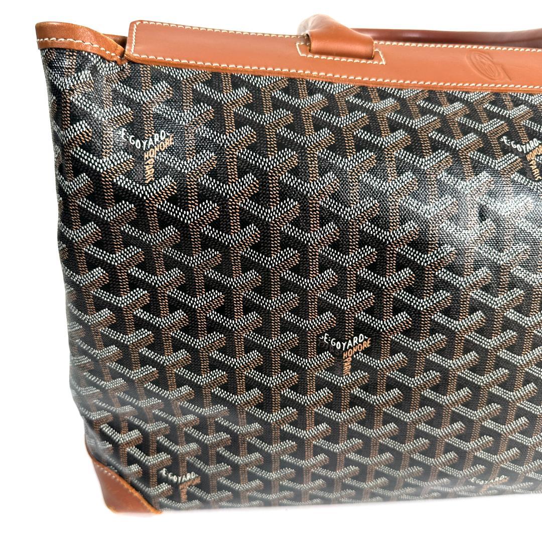 【超希少】GOYARD BELCHAS MM Tote Bag Brown