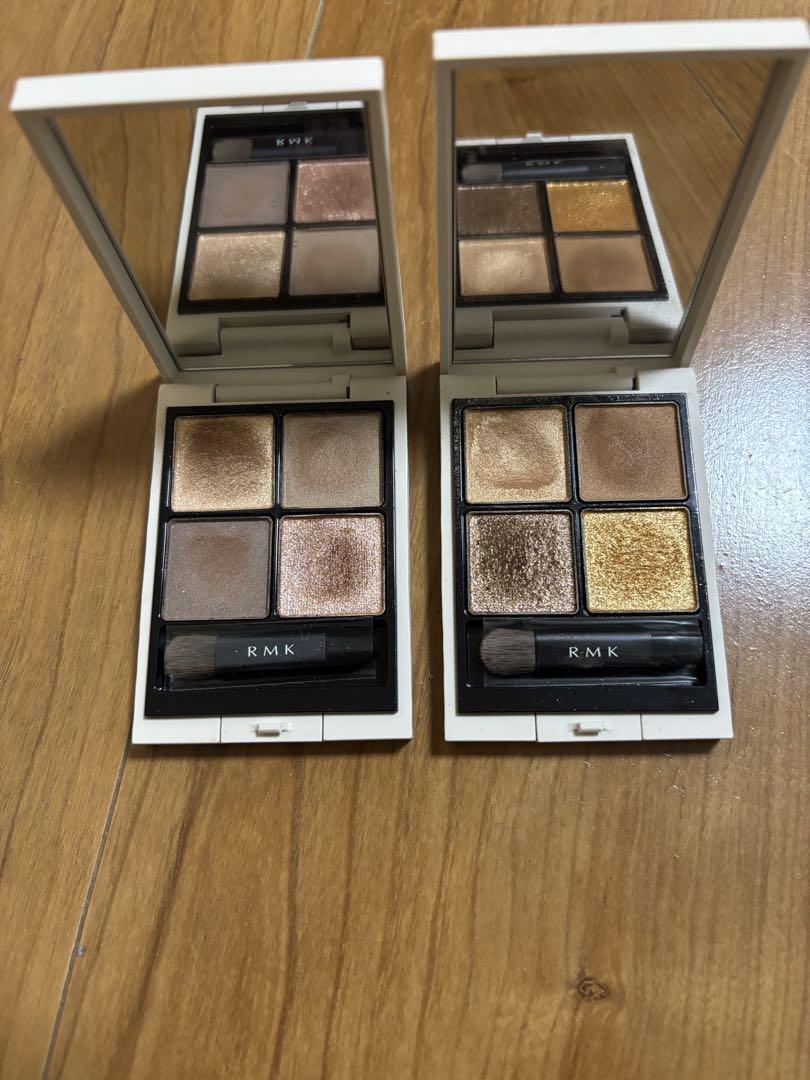 美品RMK シンクロマティックアイシャドウパレット【01 、02 】2個セット