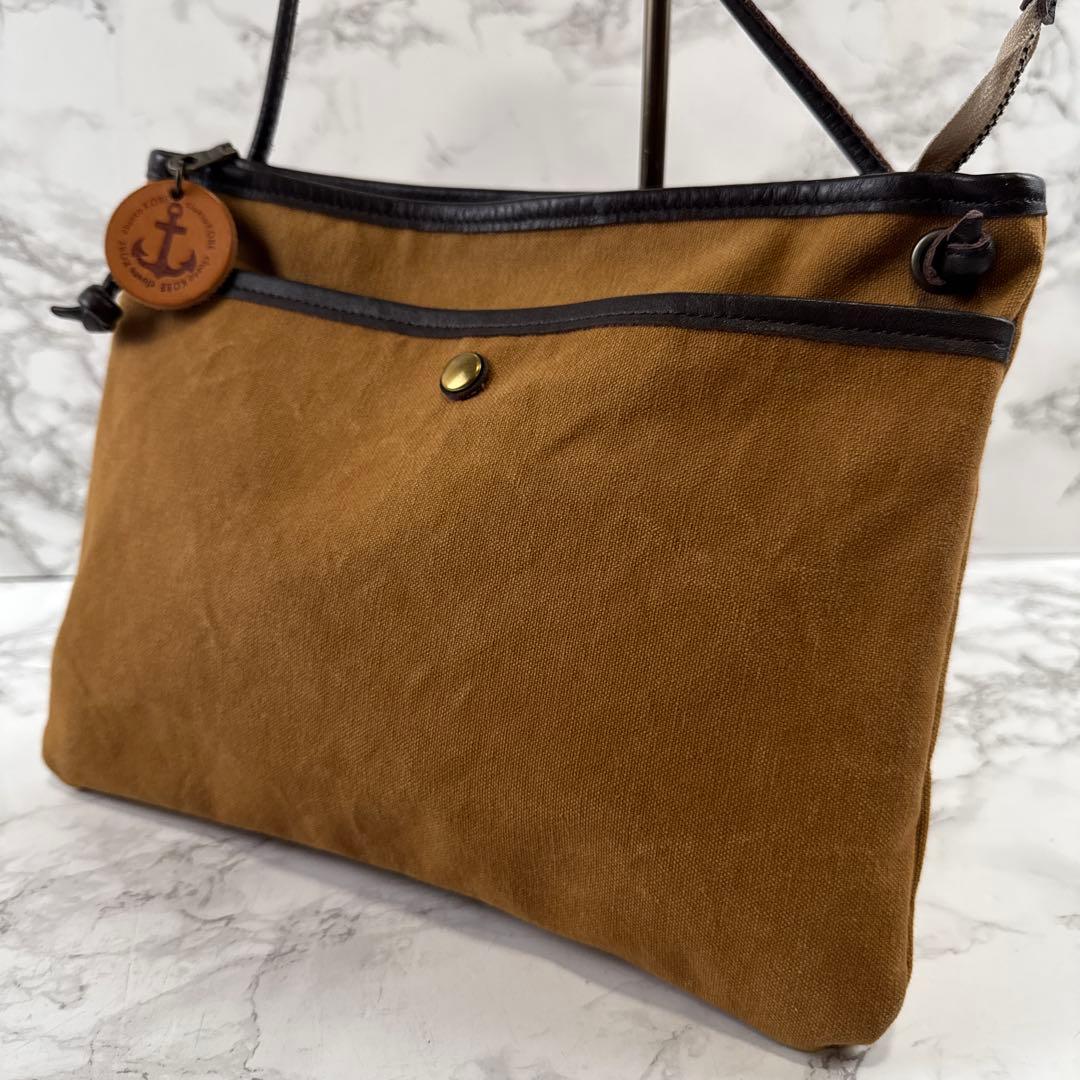 clueto KOBE クルート神戸 帆布 キャンバス ショルダーバッグ