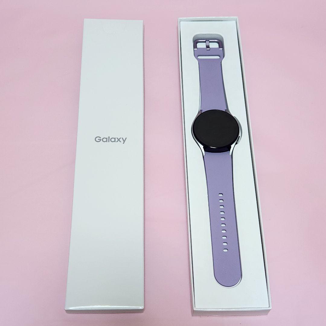 新品★未使用 Galaxy Watch5 Silver(パープルバンド)充電器付 画像8