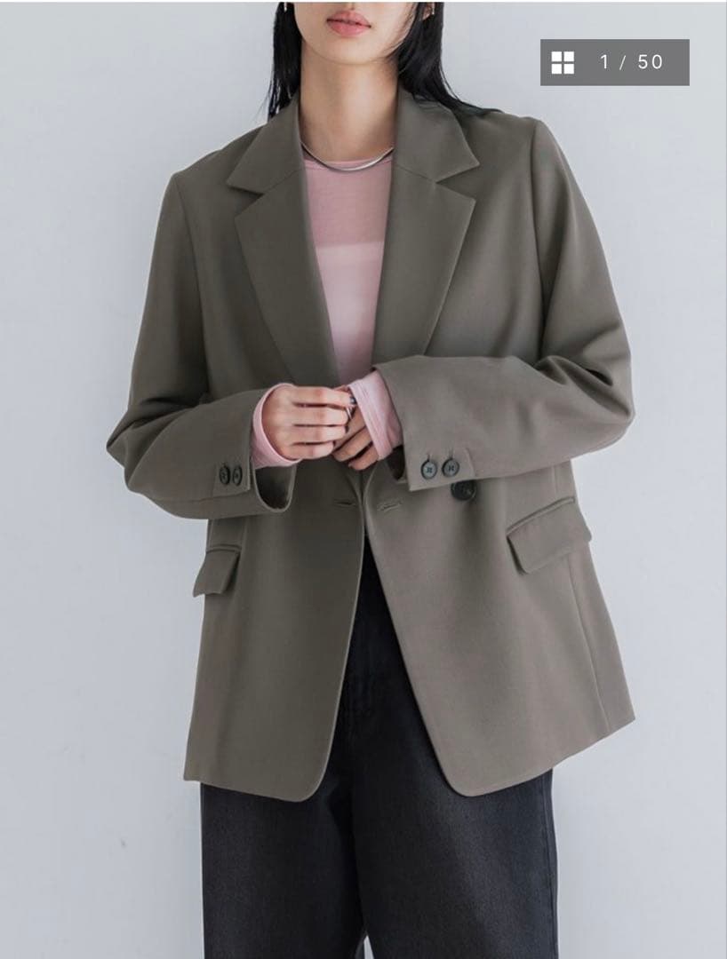 crewre ダブルテーラードジャケット モカ size2M