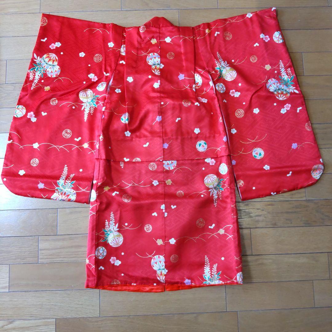 【yoko】☆一度のみ屋内使用☆七五三　正絹三歳女の子セット