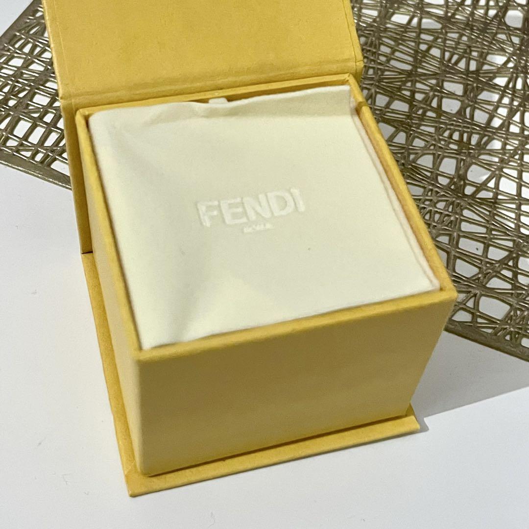 FENDI ストーン付きリング ローズゴールド M - メルカリ