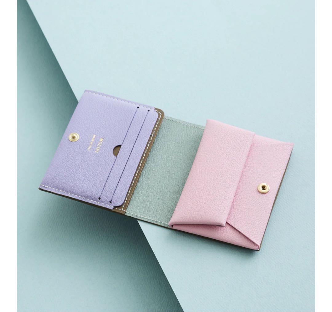 【専用】MOLINI 二つ折り財布 美品　トープ✖️マルチカラー