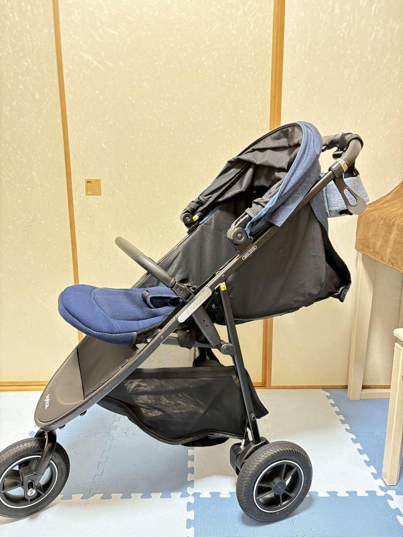 ベビーカー　Aprica スムーヴ プレミアム AB ブルービューティーデニム