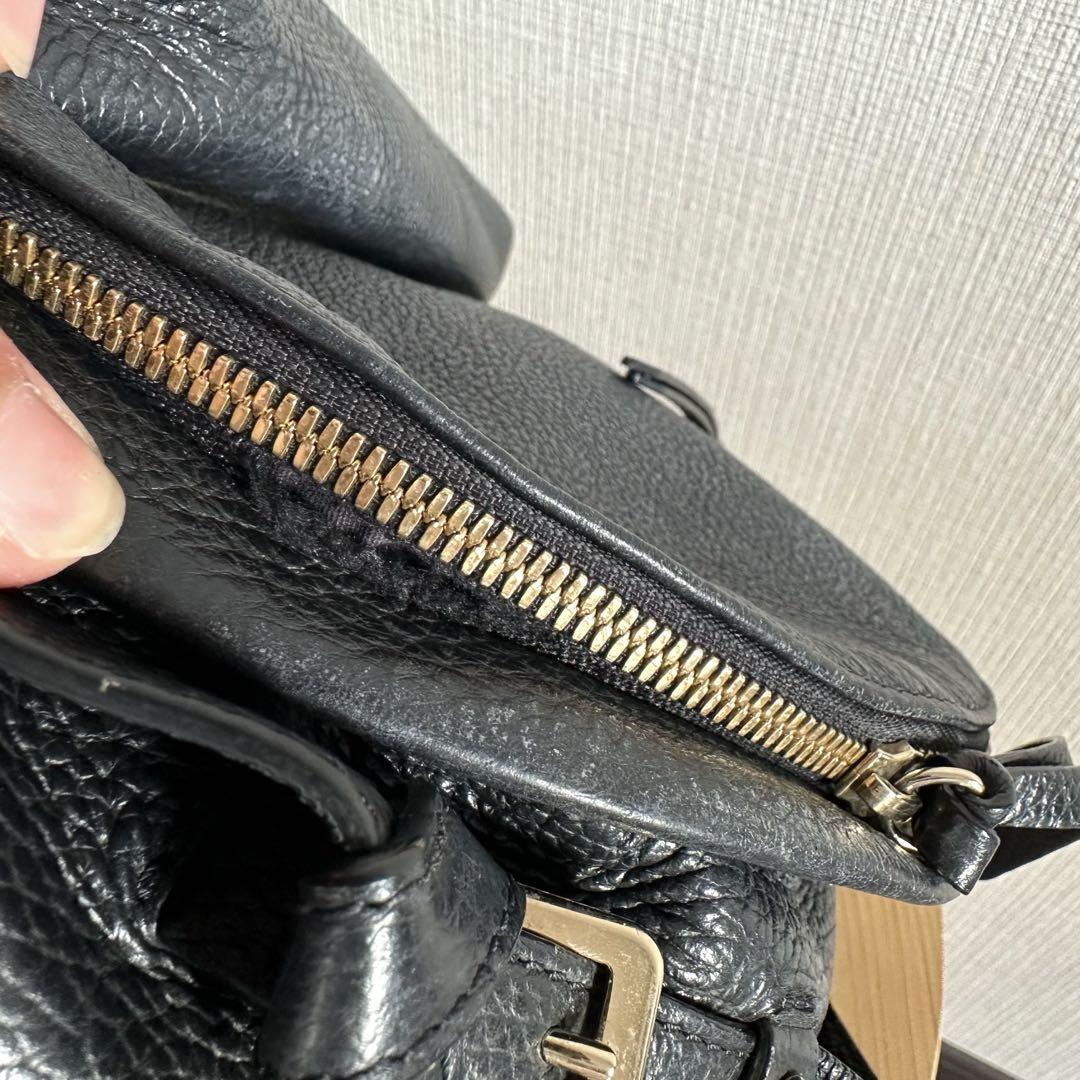 JIMMY CHOO ジミーチュウ スタッズ ミニ バックパック レザー 黒