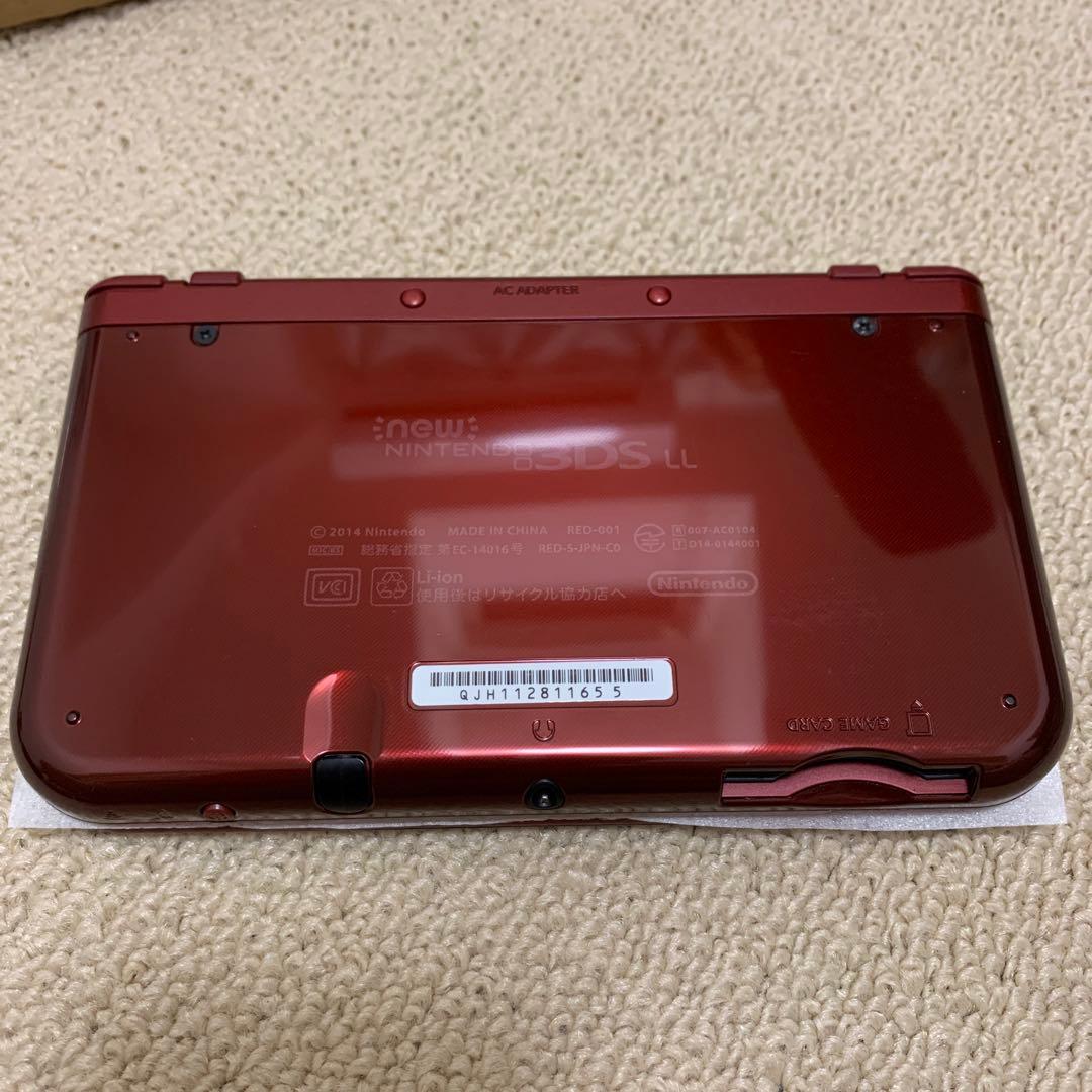 美品Newニンテンドー3DS LL メタリックレッド