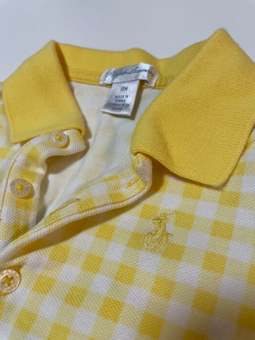 Ralph Lauren ギンガムチェック ポロワンピース