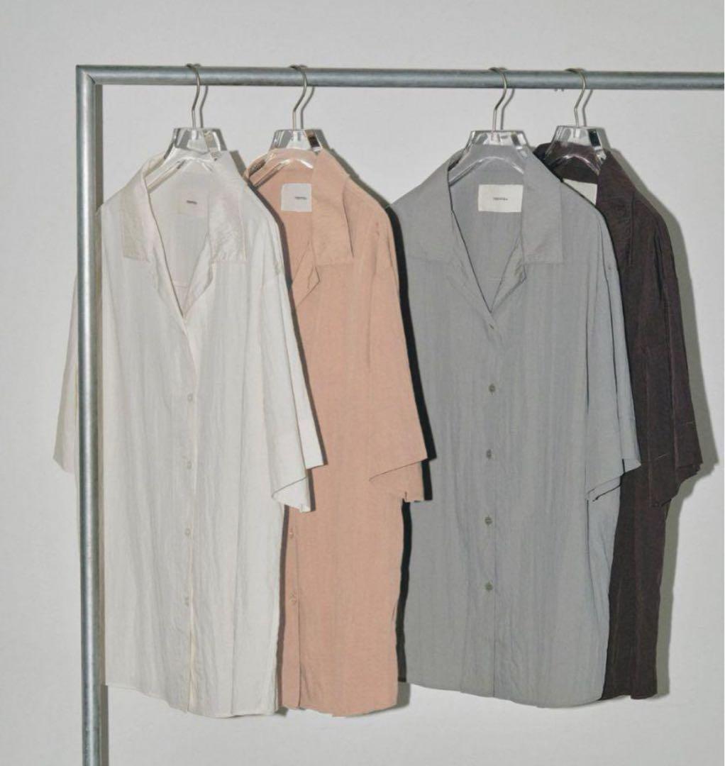 トゥデイフル Halfsleeve Crape Shirts