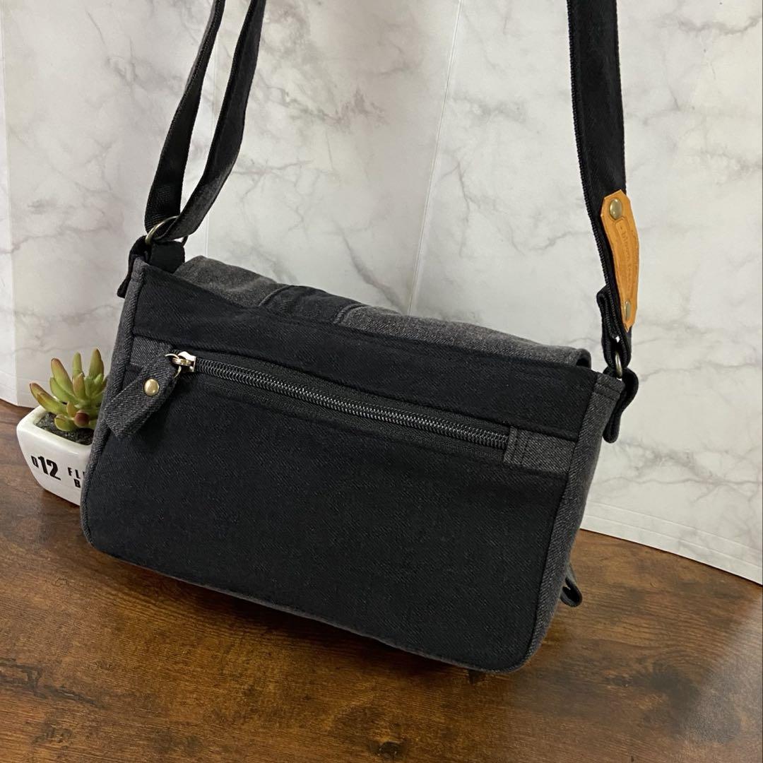 デニムリメイク【ショルダーバッグ＆コンパクト財布】サコッシュ ハンドメイド