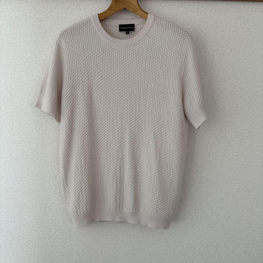 エンポリオ アルマーニ EMPORIO ARMANI ベージュ サマーニット