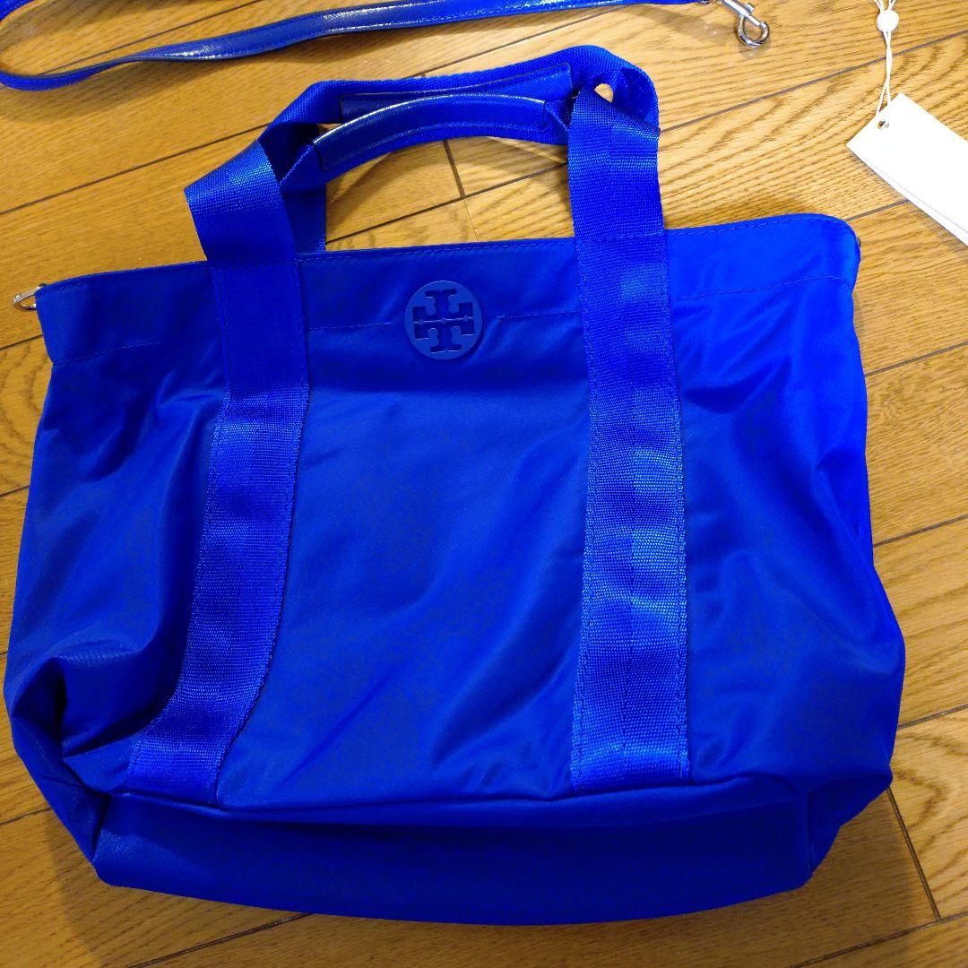 Tory Burch トートバッグ 青　ブルー
