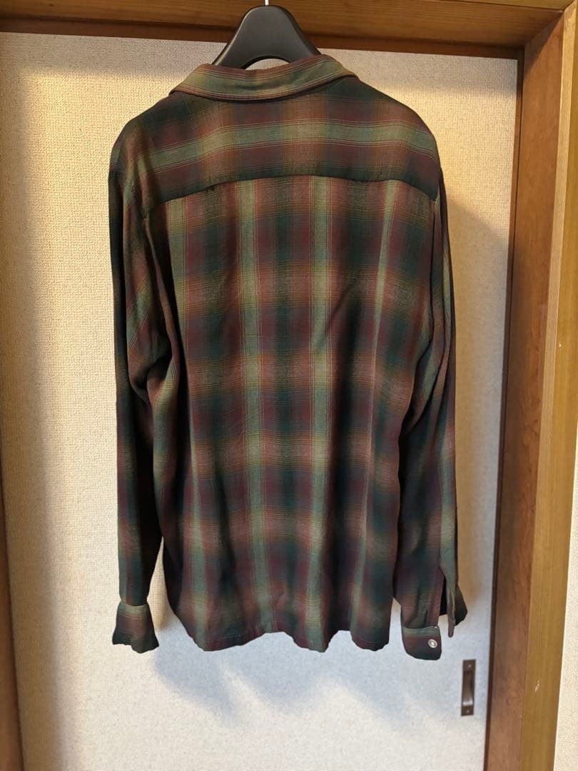 towncraft タウンクラフト レーヨン オンブレチェックシャツ60s70s towncraft タウンクラフト レーヨン オンブレチェックシャツ60s70s