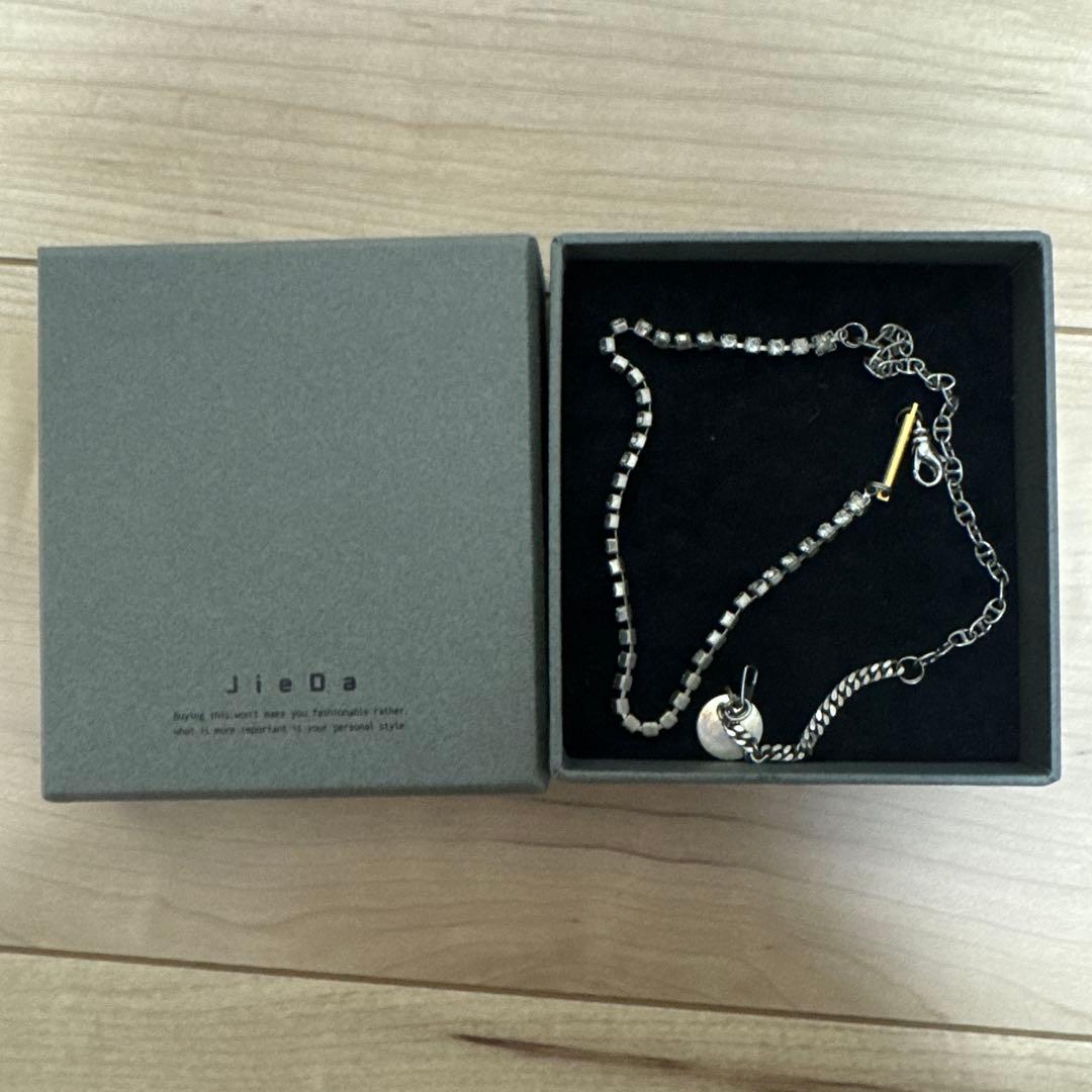 JieDa シルバー チェーンネックレス オリジナルボックス付き