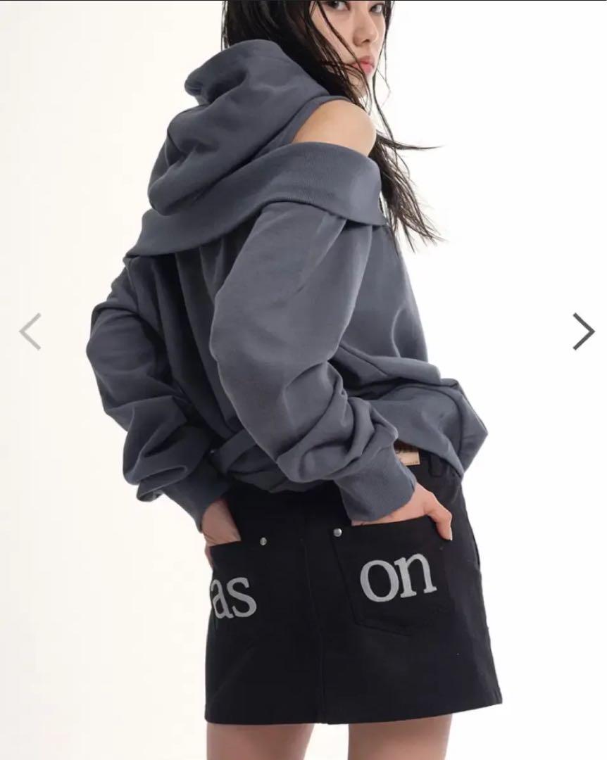 AS ON (アズオン)POG SKIRT 韓国M
